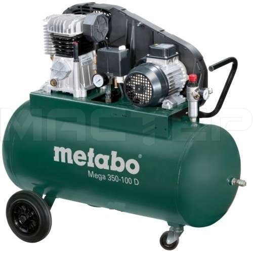 Поршневой масляный компрессор Metabo MEGA 350 D, фото 1, цена Поршневой масляный компрессор Metabo MEGA 350 D, фото 1, цена